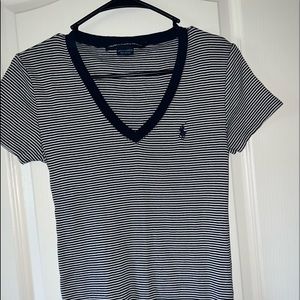 Women polo Ralph Lauren sport v neck